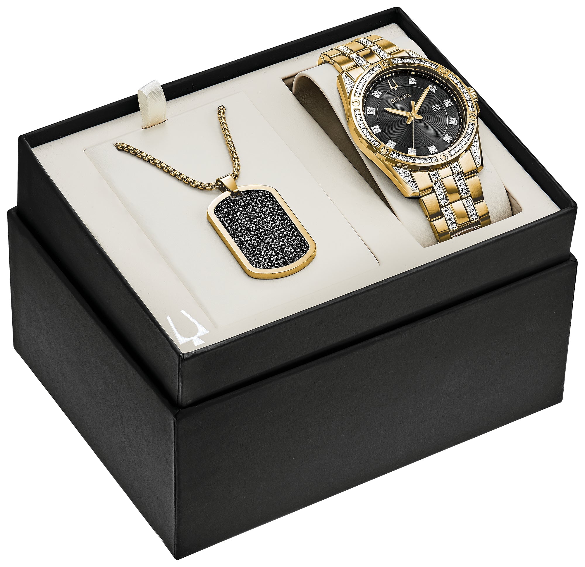 Bulova Watch Gift Sets – discover luxury timepieces, including model 98K107, with beautifully curated accessories for the perfect gift.