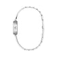 Side profile of the Caravelle by Bulova 43L215, showcasing its sleek bangle design