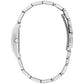 Side profile of the Caravelle 43L224 showcasing the curved mineral crystal and polished case design.