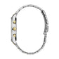 Profile view of the Caravelle 45A143, highlighting its 10mm case thickness and mineral crystal.