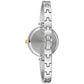 Back view of the Caravelle by Bulova 45X101, highlighting the stainless steel bracelet and clasp.​