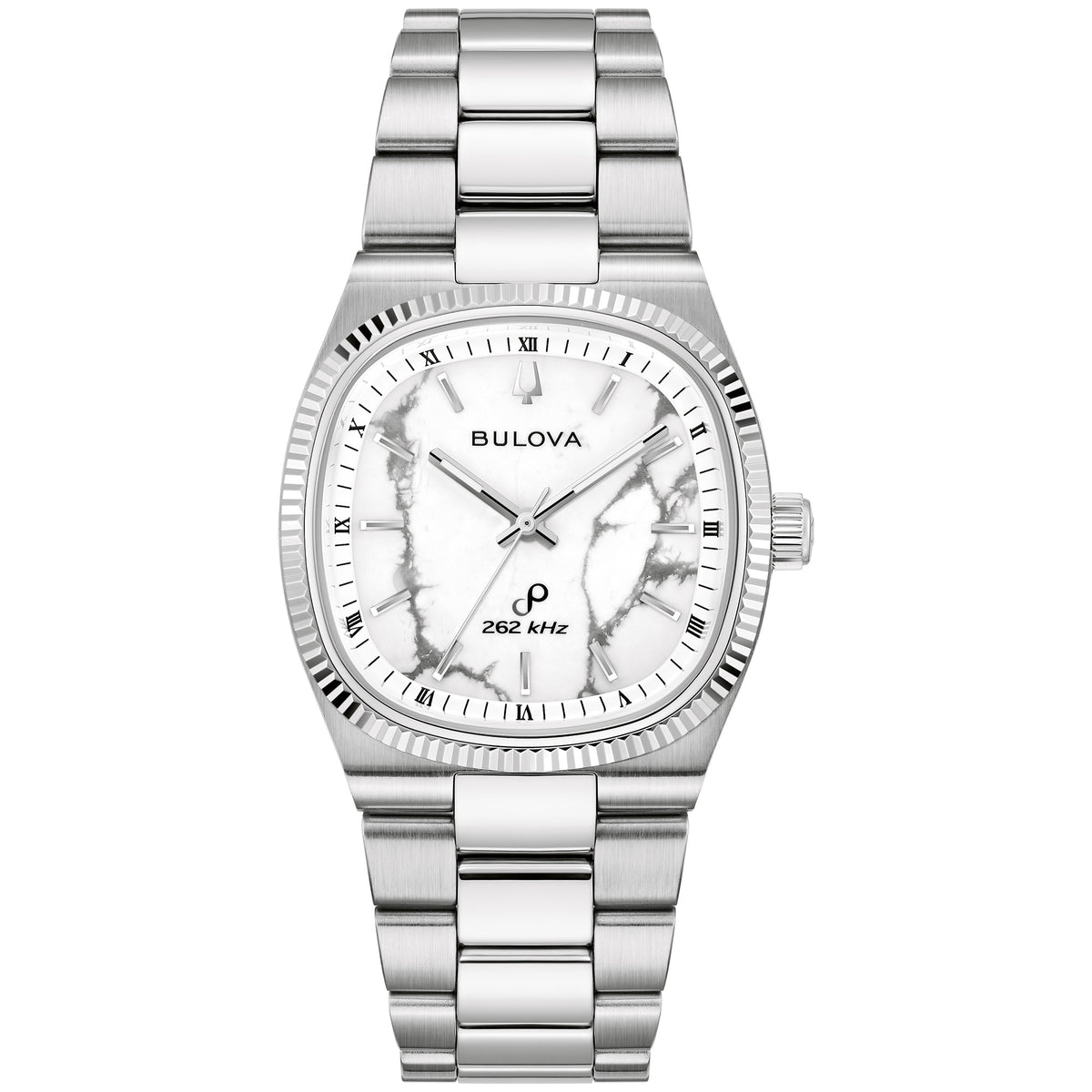 Bulova Super Seville White Magnesite Dial Watch 96A344