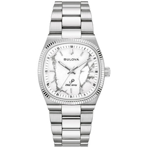 Bulova Super Seville White Magnesite Dial Watch 96A344