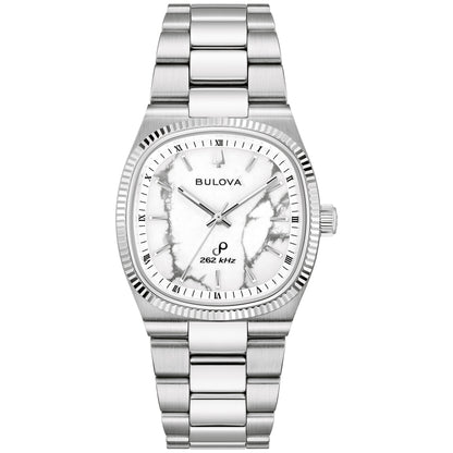 Bulova Super Seville White Magnesite Dial Watch 96A344