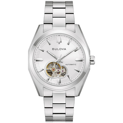 Bulova Surveyor White Dial Automatic Watch 96A345