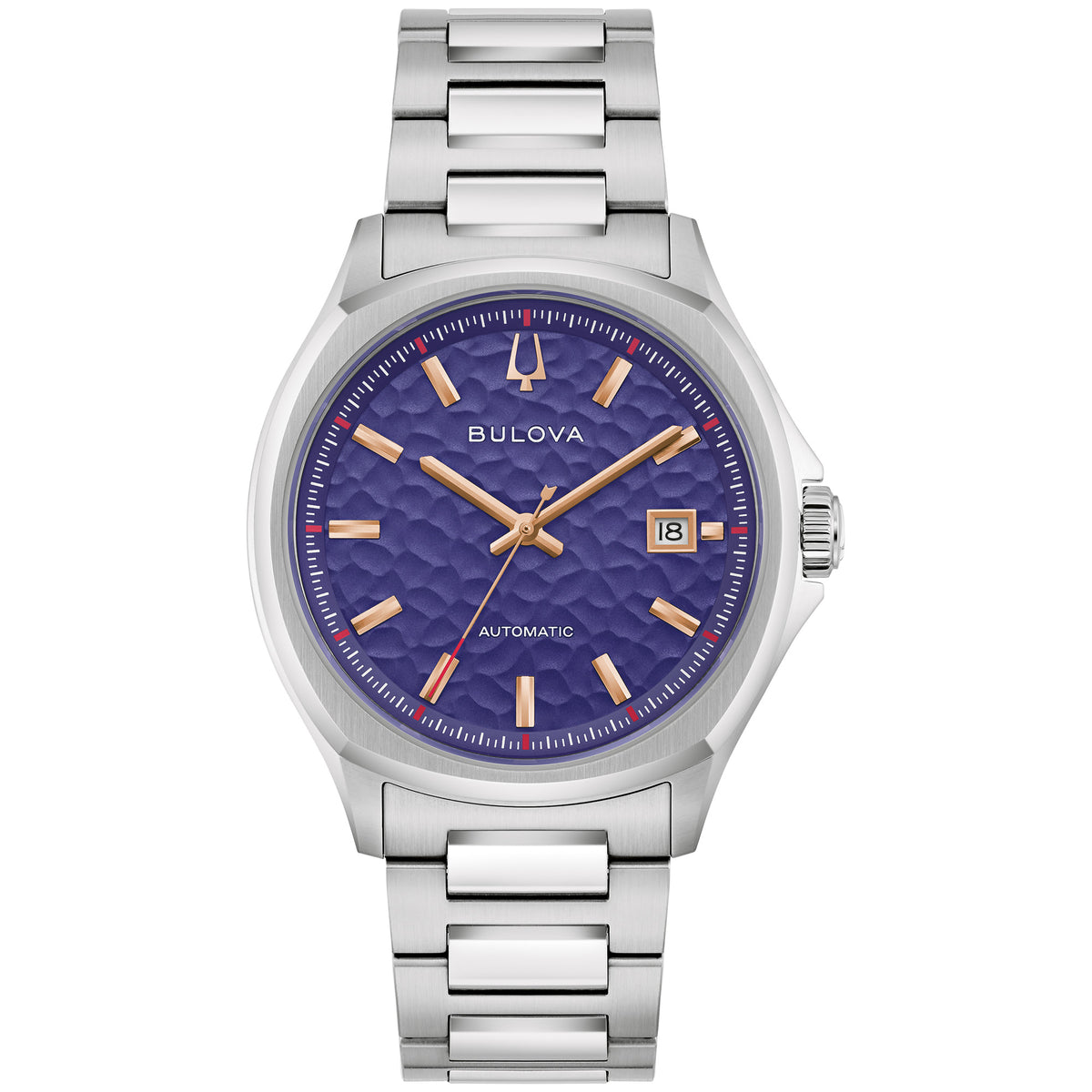 Bulova Tony Bennett NYC Purple Dial Automatic Watch 96B484