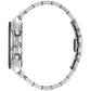 Profile view of the Bulova 96C149, highlighting its sleek stainless steel case and metalized edge-to-edge crystal.