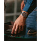 Bulova CURV Brown Dial Chronograph Watch 96K117