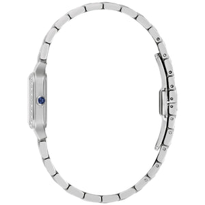 Bulova Sutton Square Mother-of-Pearl Diamond Watch 96R256