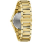 Rear view of the Bulova Millennia 97A183, showcasing the stainless steel case back and bracelet clasp.