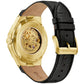Bulova Prestige Gold-Tone Automatic Skeleton Watch 97A206