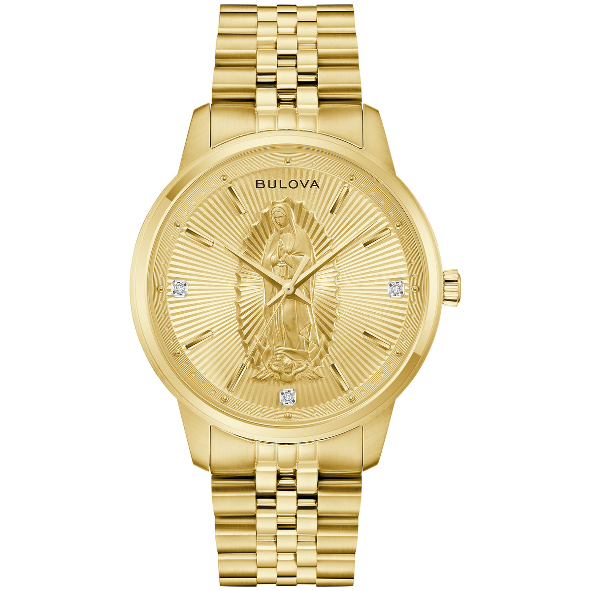 Bulova Virgin of Guadalupe Diamond Accent Watch 97D141
