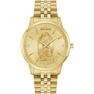 Bulova Virgin of Guadalupe Diamond Accent Watch 97D141