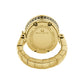 Bulova Art Deco Gold-Tone Ring Watch 97L188