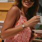 Bulova Super Seville Mini Gold-Tone Watch 97L189