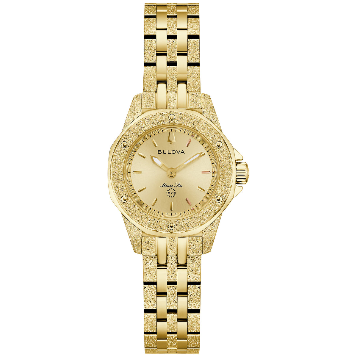 Bulova Marc Anthony Marine Star Gold-Tone Watch 97L192