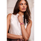 Model wearing the Bulova Rubaiyat Spring Four Seasons Women's Watch 97R103, demonstrating its elegant appearance on the wrist.
