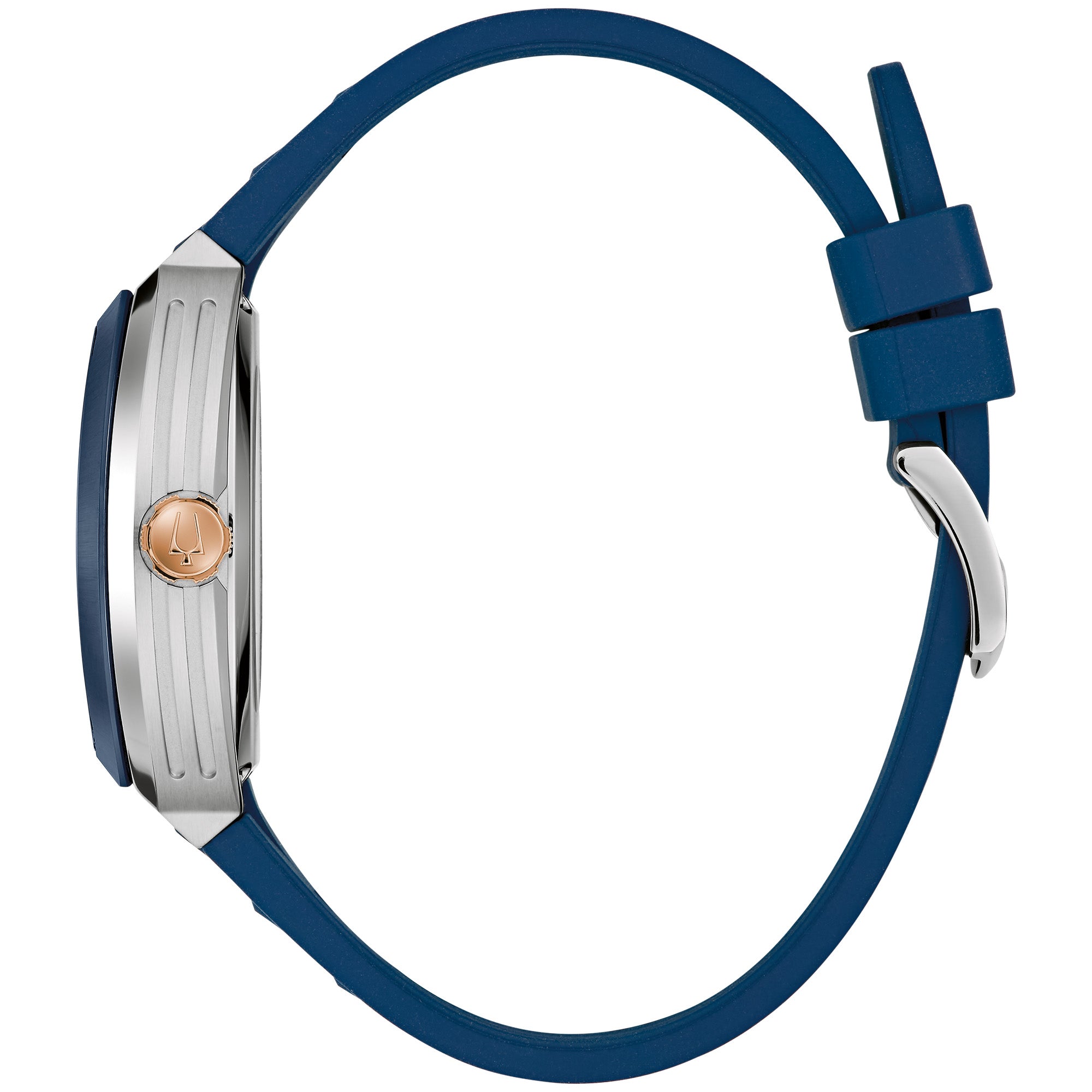 Bulova Maquina Skeleton Dial Rose Gold Watch – 98A318