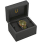 Bulova 98A324 presented in its archival-style box with vintage-inspired branding and official documentation.