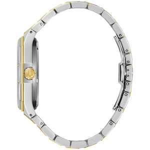 Bulova Prestige Two-Tone Black Skeleton Automatic Watch 98A339