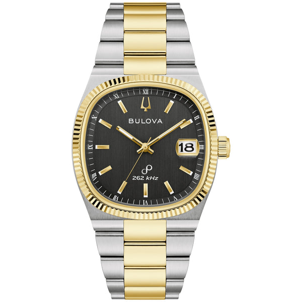 Bulova Super Seville Precisionist Two-Tone Black Dial 98B458