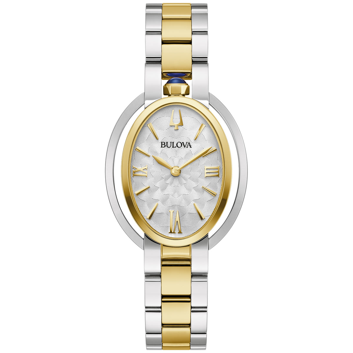 Bulova Rubaiyat Two-Tone Sapphire Crown Watch 98L320
