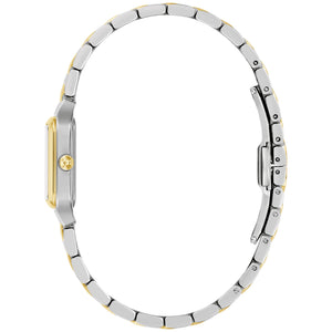 Bulova Sutton Two-Tone Square Watch 98L330