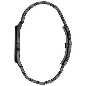 Side profile of the Citizen AR3075-51E showcasing the ultra-thin 4.7mm case and fold-over clasp.