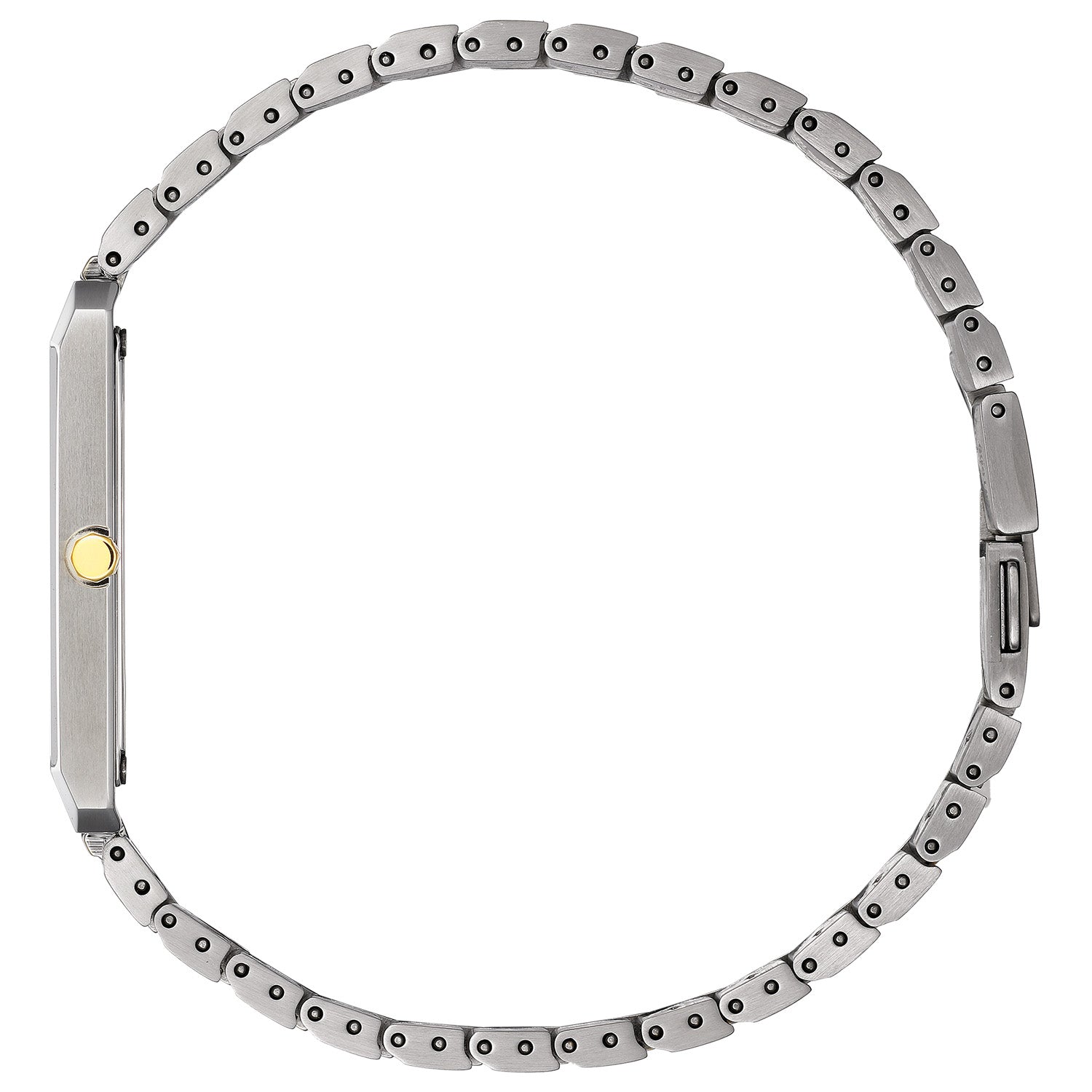 Side profile of the Citizen AR3104-55E showcasing the ultra-thin 5.06mm case and lay-flat clasp.