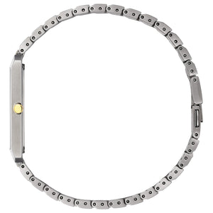 Side profile of the Citizen AR3104-55E showcasing the ultra-thin 5.06mm case and lay-flat clasp.