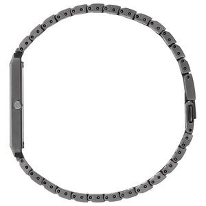 Side profile of the Citizen AR3107-57E showcasing the ultra-thin 5.06mm case and lay-flat jewelry-style clasp.