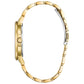 Side profile of the Citizen BJ6512-56P showcasing the gold-tone stainless steel case and edge-to-edge glass design.