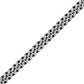 Side profile of Bulova BVB1015-SLSTNA bracelet highlighting the dual-surfaced links and polished finish.