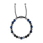 Side profile of Bulova BVB1072-NSTBTRMAHE bracelet showcasing the adjustable black cord and etched logo sliding clasp.​