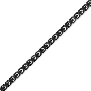 Side profile of the Bulova Link™ Bracelet BVB1082-BASTNA85, highlighting the robust design and clasp mechanism.