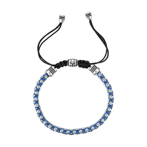 Side profile of BVB1089-SLSTNA showing the rounded chain links and smooth stainless-steel finish.