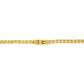 Reverse side of the Bulova Link™ Necklace BVC1057-GSTNA, featuring the box lock clasp with engraved Bulova logo.