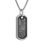 Side profile of BVP1114-WLSTNA pendant showcasing thickness of pendant case and texture of stainless-steel finish.