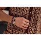  Model wearing the Bulova BVB1056-GSTNA bracelet, demonstrating its elegant presence and comfortable fit on the wrist.
