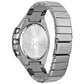 Rear view of the Citizen Super Titanium Armor CA7058-55E highlighting the screw-back case and bracelet design.