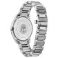 Back view of Citizen EM0870-58A highlighting the stainless steel case back with engraved details.