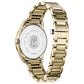 Back view of Citizen EM0882-59A highlighting the stainless steel case back with engraved details.