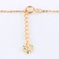 14K Yellow Gold Interlocking Double Hearts Necklace 18in