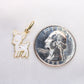 14K Yellow Gold Bambi Charm