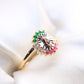 14K Virgin Mary CZ Baby Ring