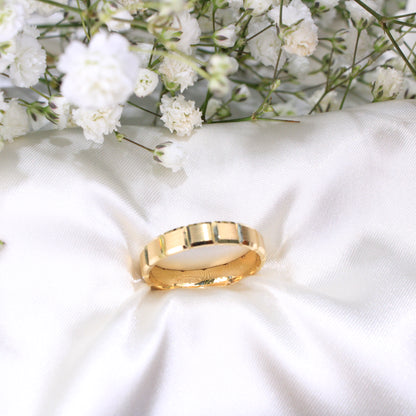 14K Gold Wedding Band For Women