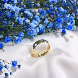 14K Gold Wedding Band For Men