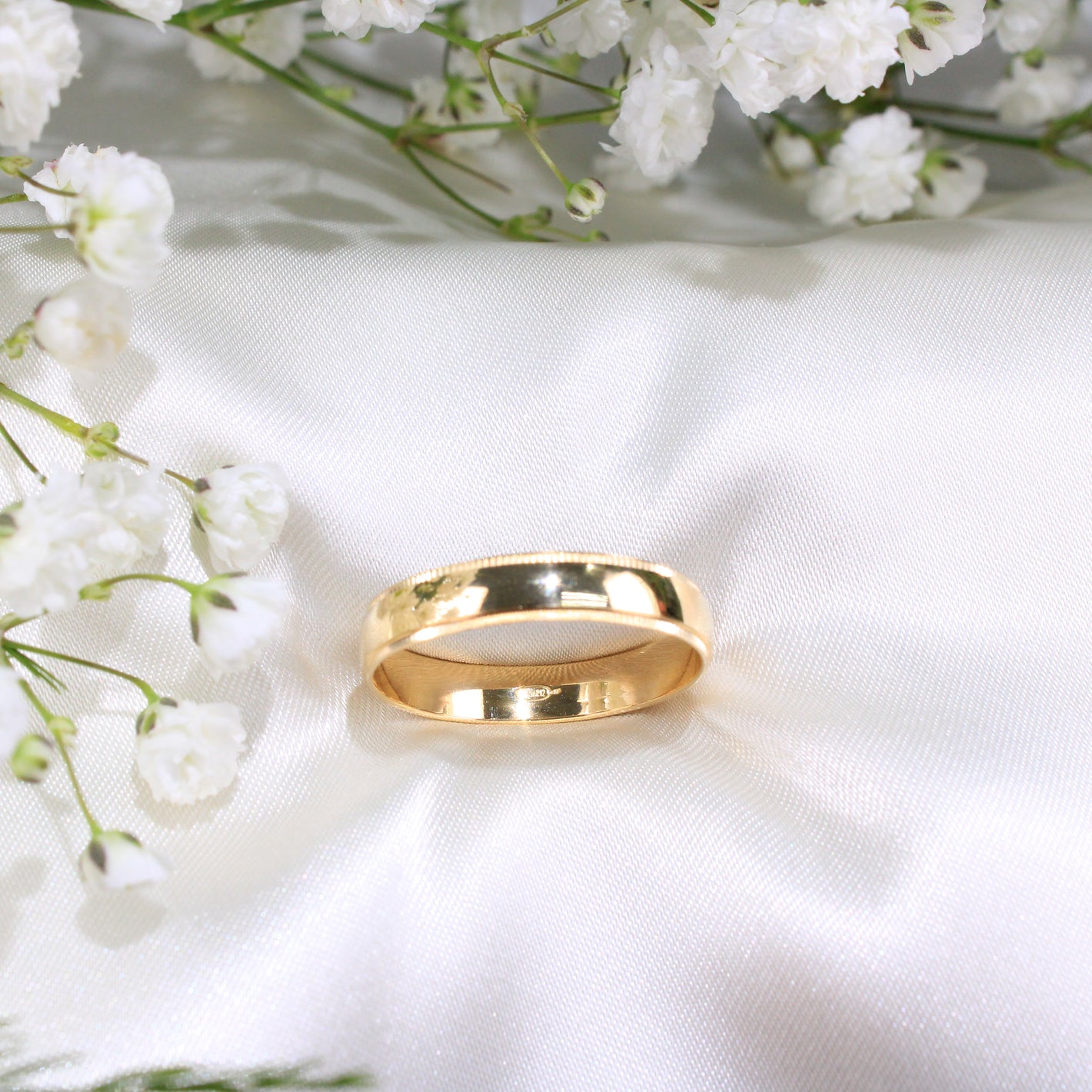 14K Gold Wedding Band For Women