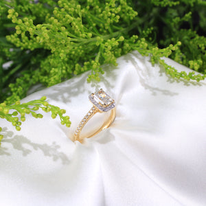 14K Gold Laboratory Grown Diamond Engagement Ring
