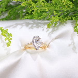 14K Gold Laboratory Grown Diamond Engagement Ring
